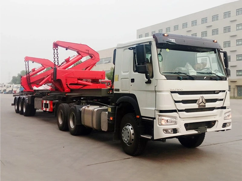 Semitrailer 3 Echel Ochrydd